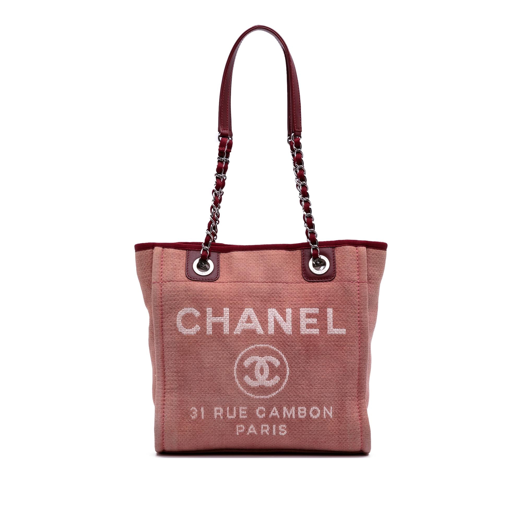 Chanel Mini Canvas Deauville Tote