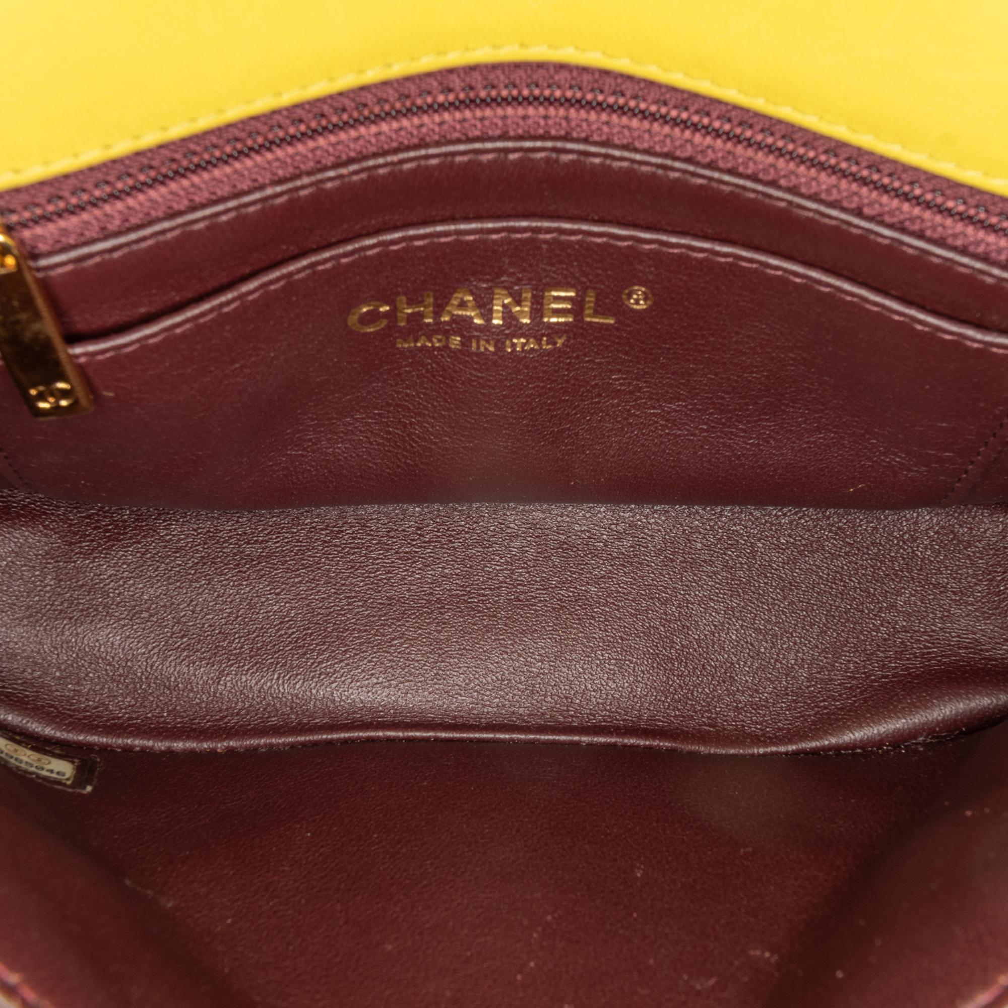 Chanel Mini Jersey Chic With Me Flap