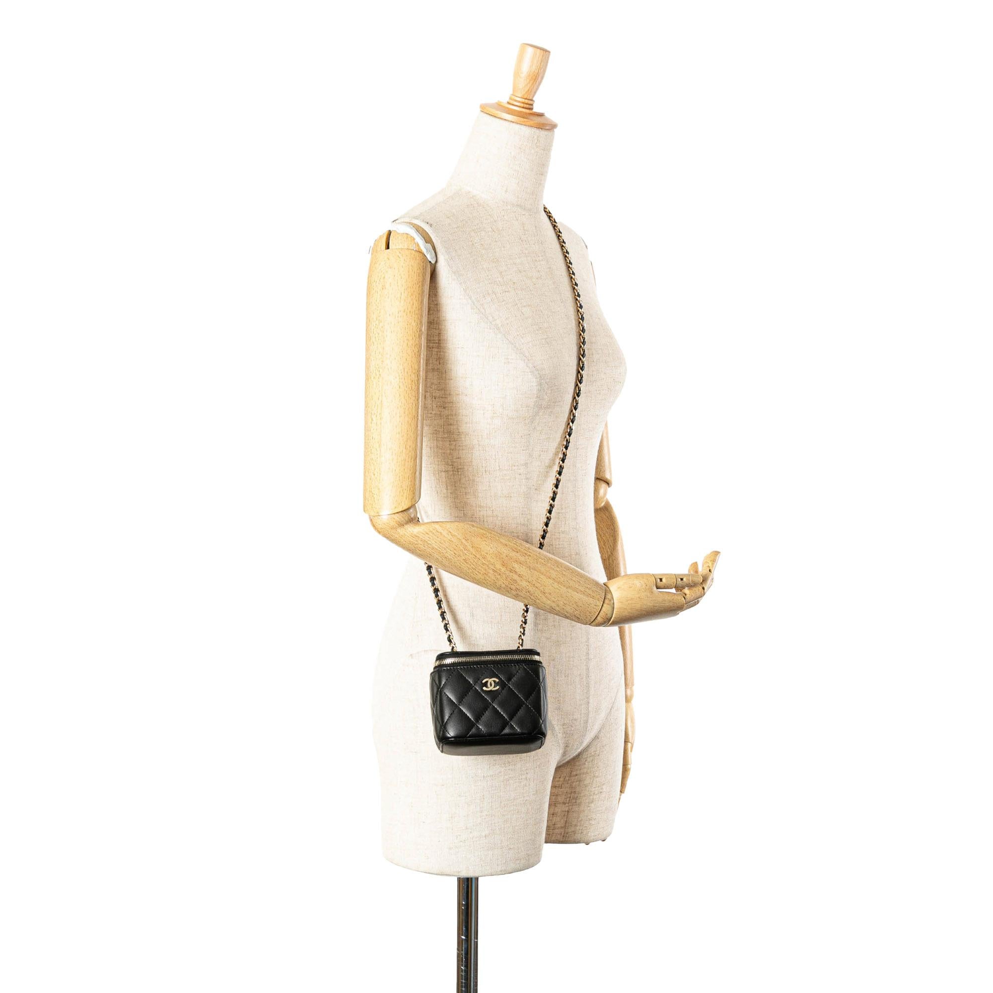 Chanel Mini Lambskin Vanity Case with Chain