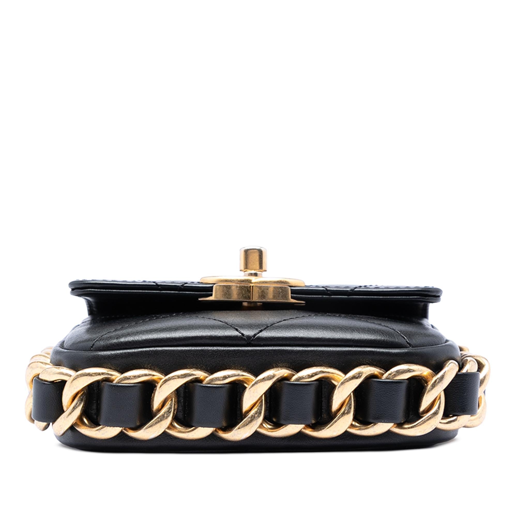 Chanel Mini Quilted Calfskin Framing Chain Flap