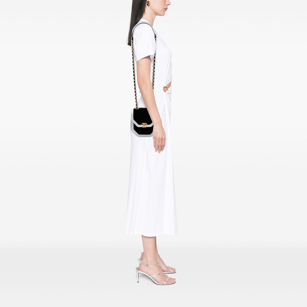 Chanel Mini Quilted Velvet Place Vendome Single Flap