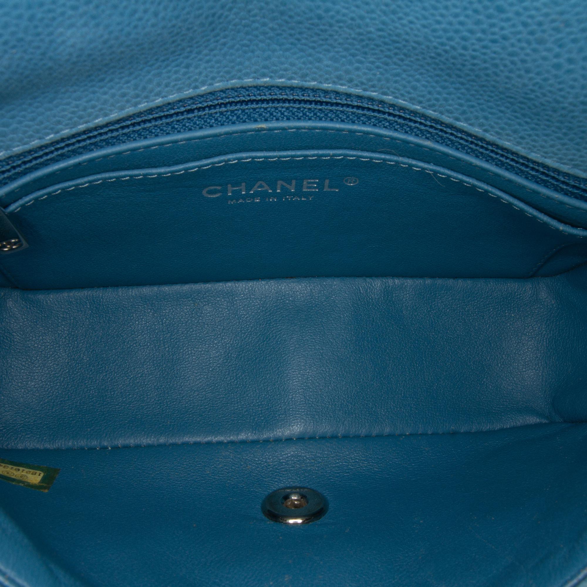 Chanel Mini Rectangular Classic Caviar Single Flap
