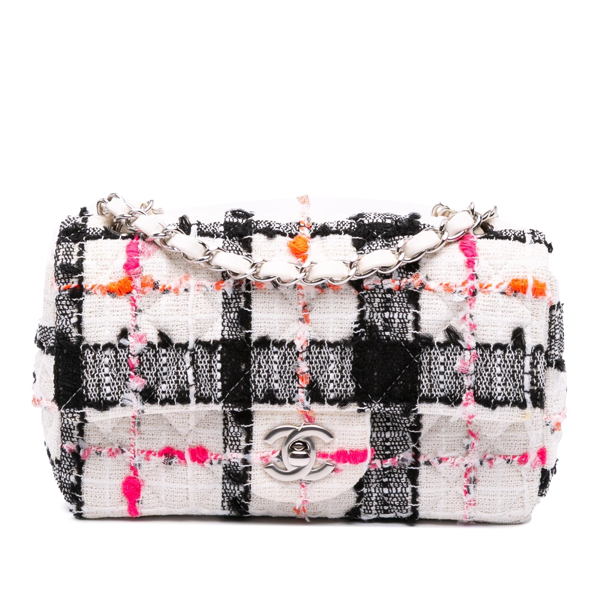 Chanel Mini Rectangular Classic Tweed Single Flap