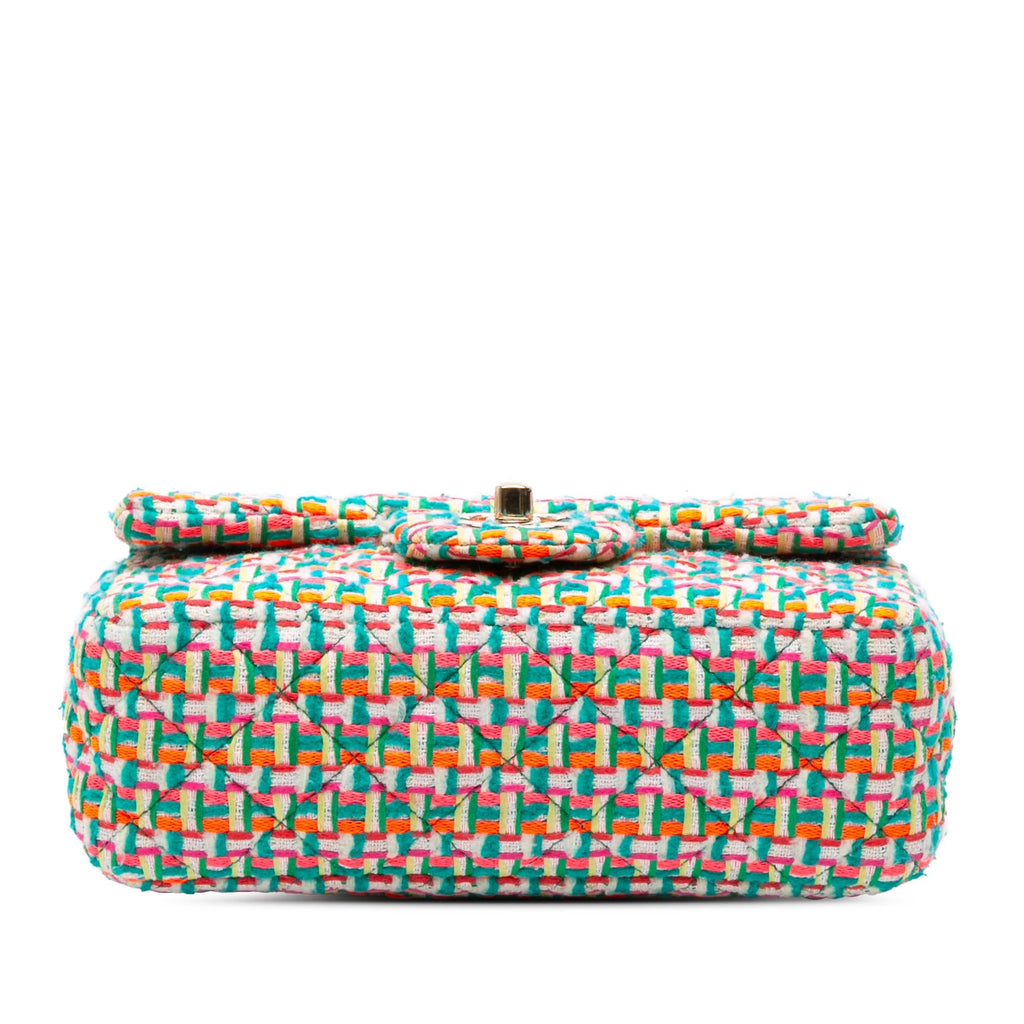 Chanel Mini Rectangular Classic Tweed Single Flap