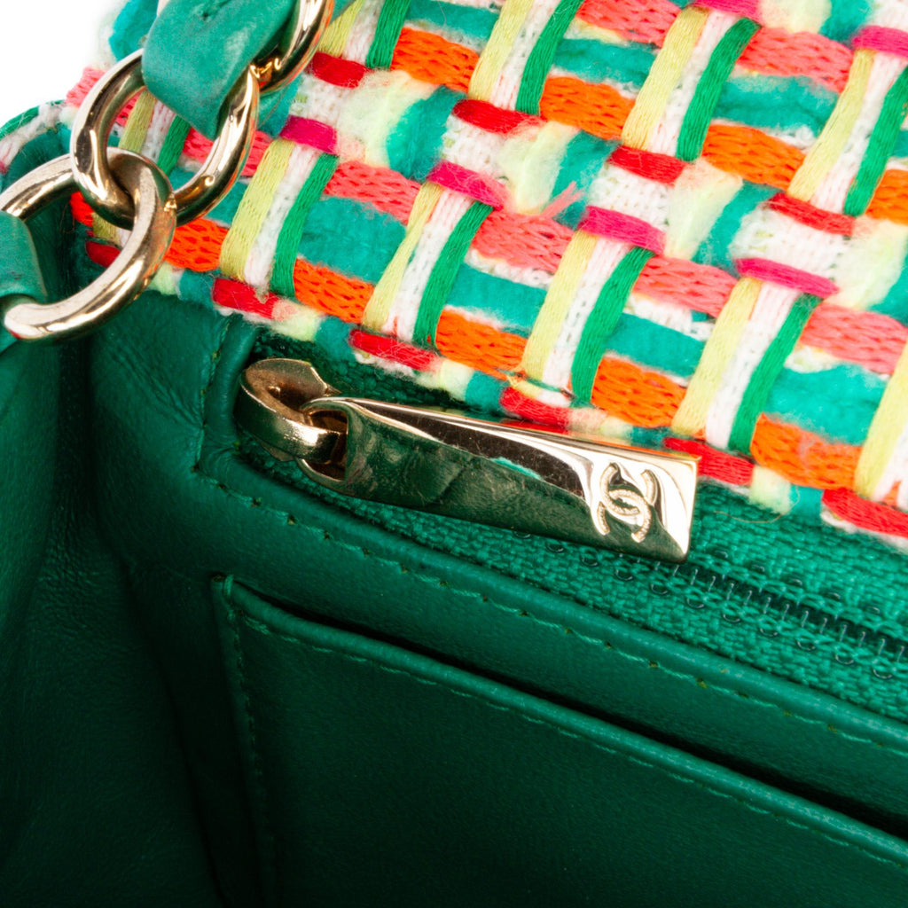 Chanel Mini Rectangular Classic Tweed Single Flap