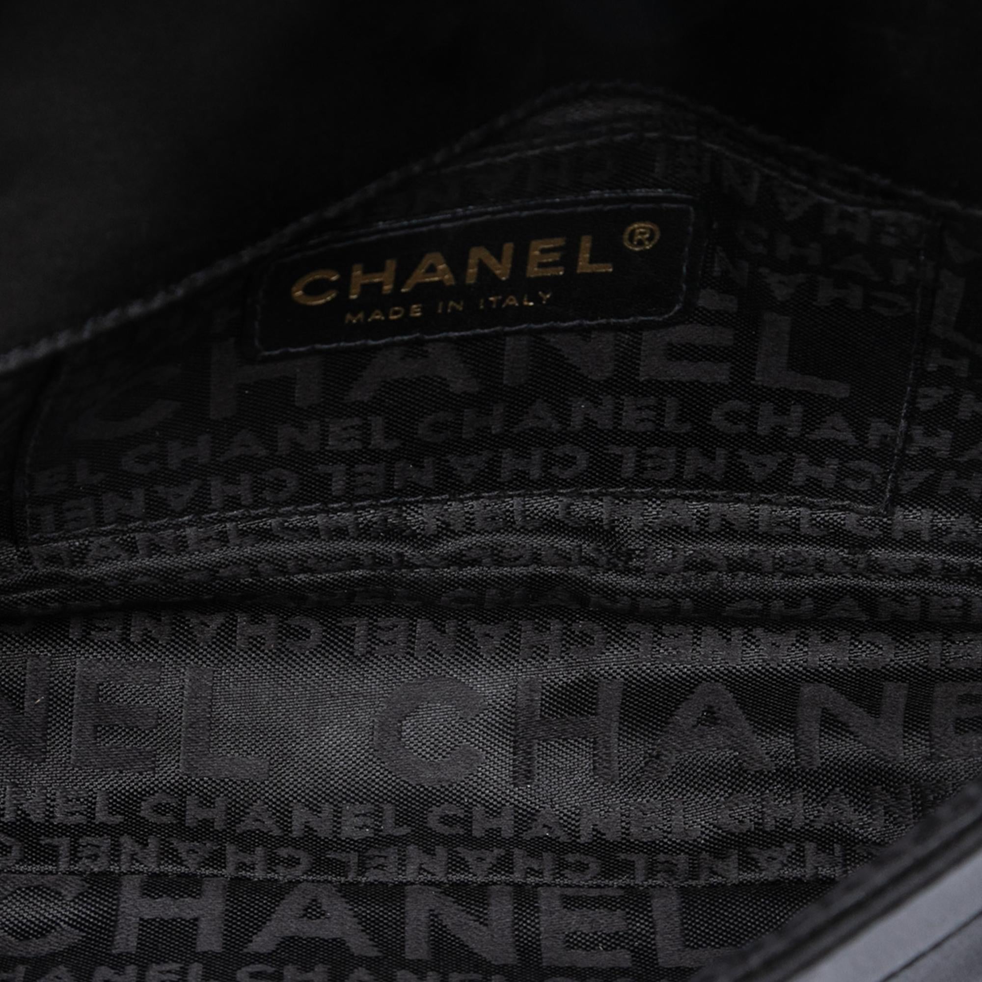 Chanel Mini Square Chocolate Bar Satin Single Flap
