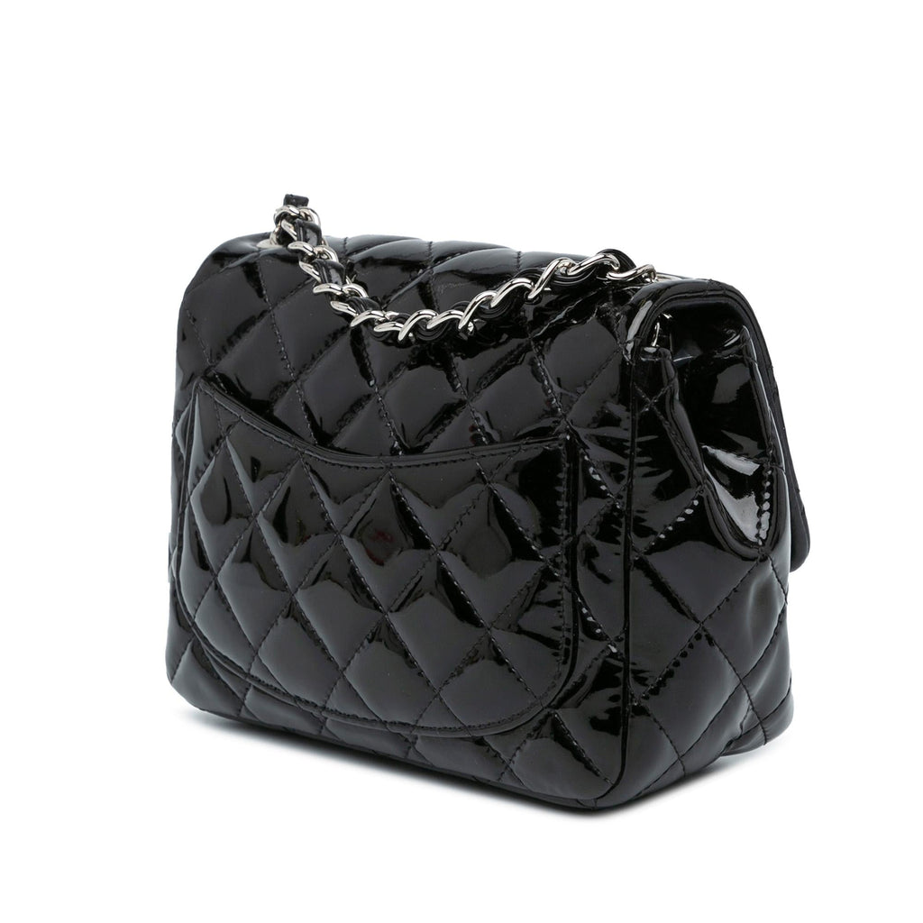 Chanel Mini Square Classic Patent Single Flap (SHG-0hjZ92)