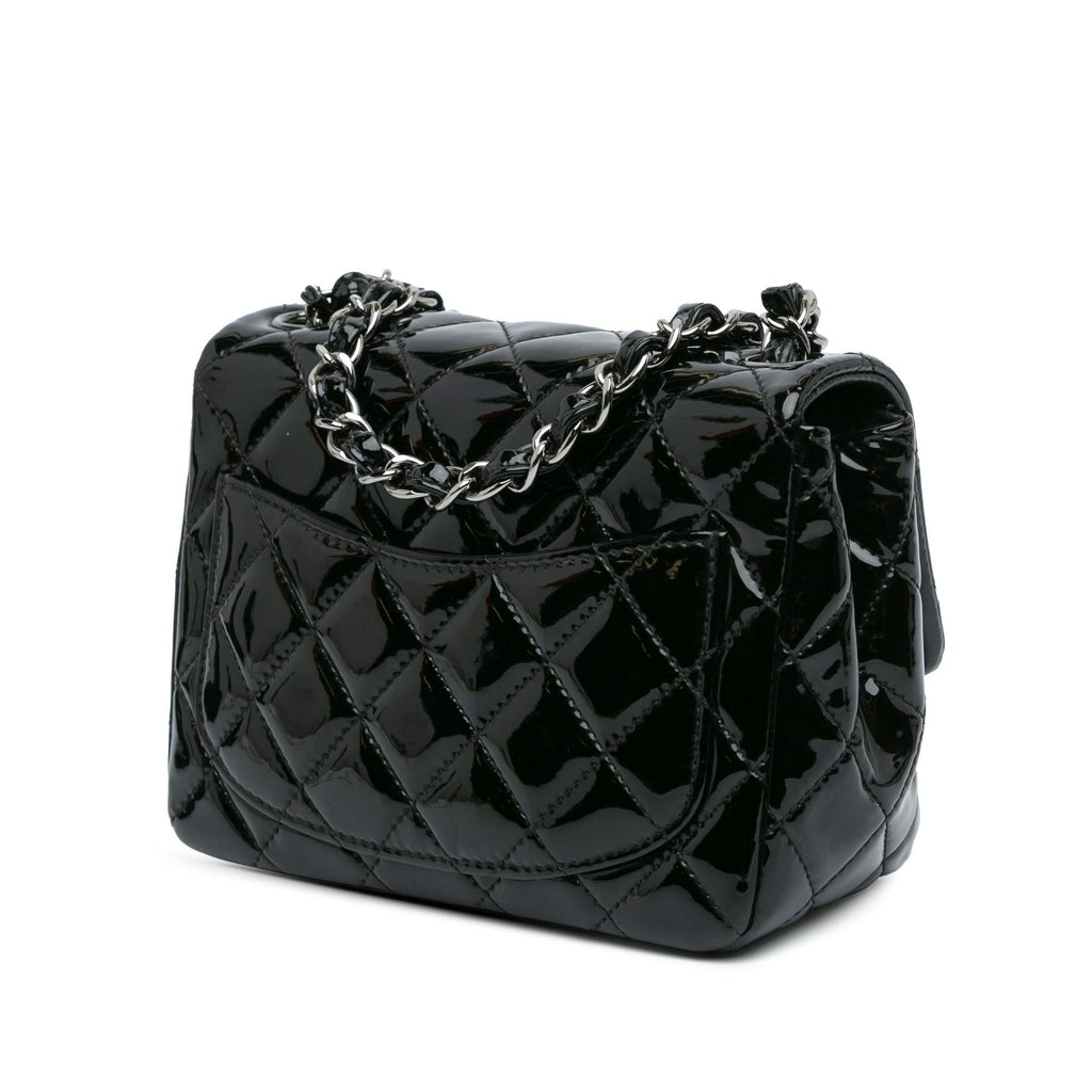 Chanel Mini Square Classic Patent Single Flap (SHG-MhyuAt)
