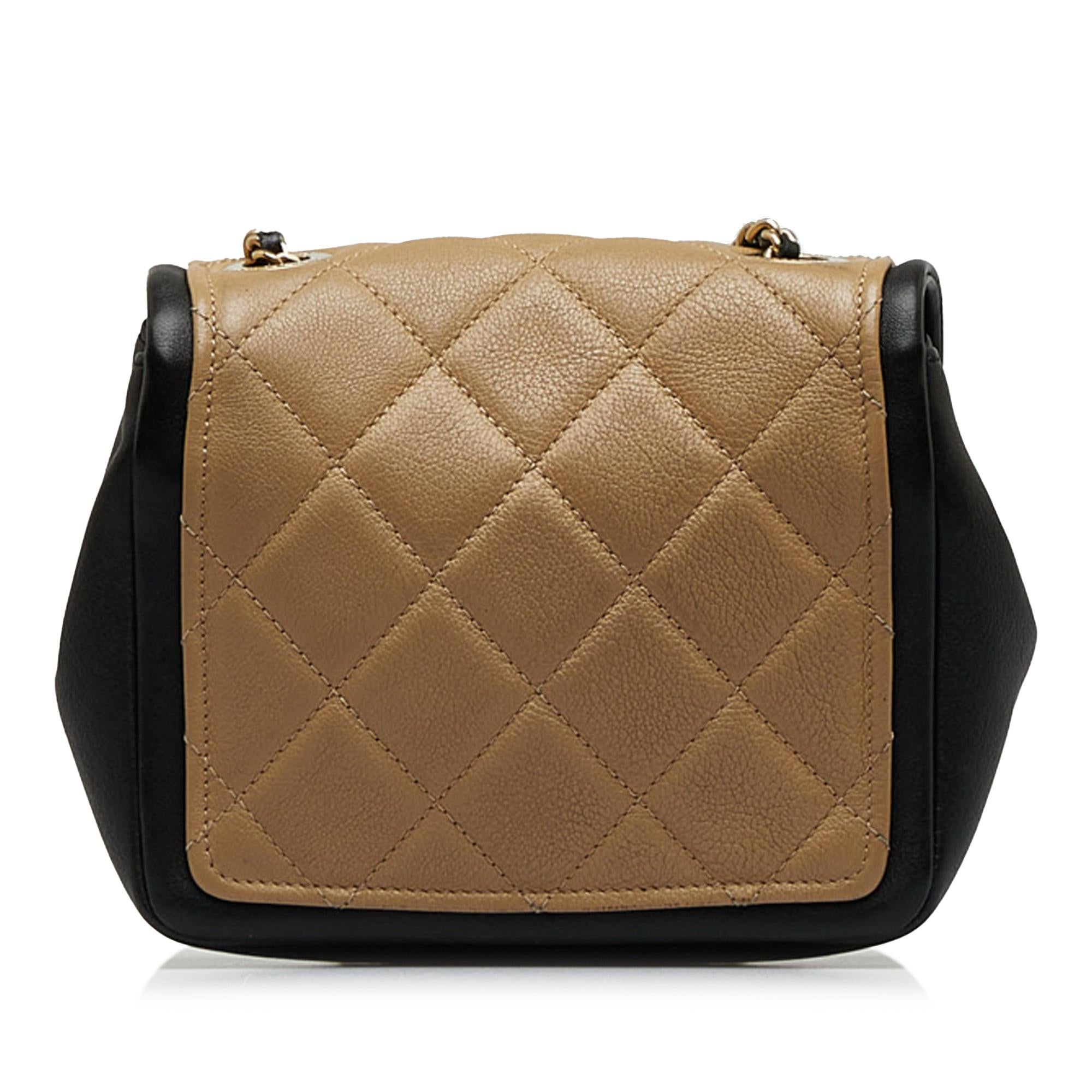 Chanel Mini Square Graphic Flap Crossbody Bag