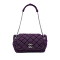 Chanel Nylon Bubble Quilt Accordion Chain Flap