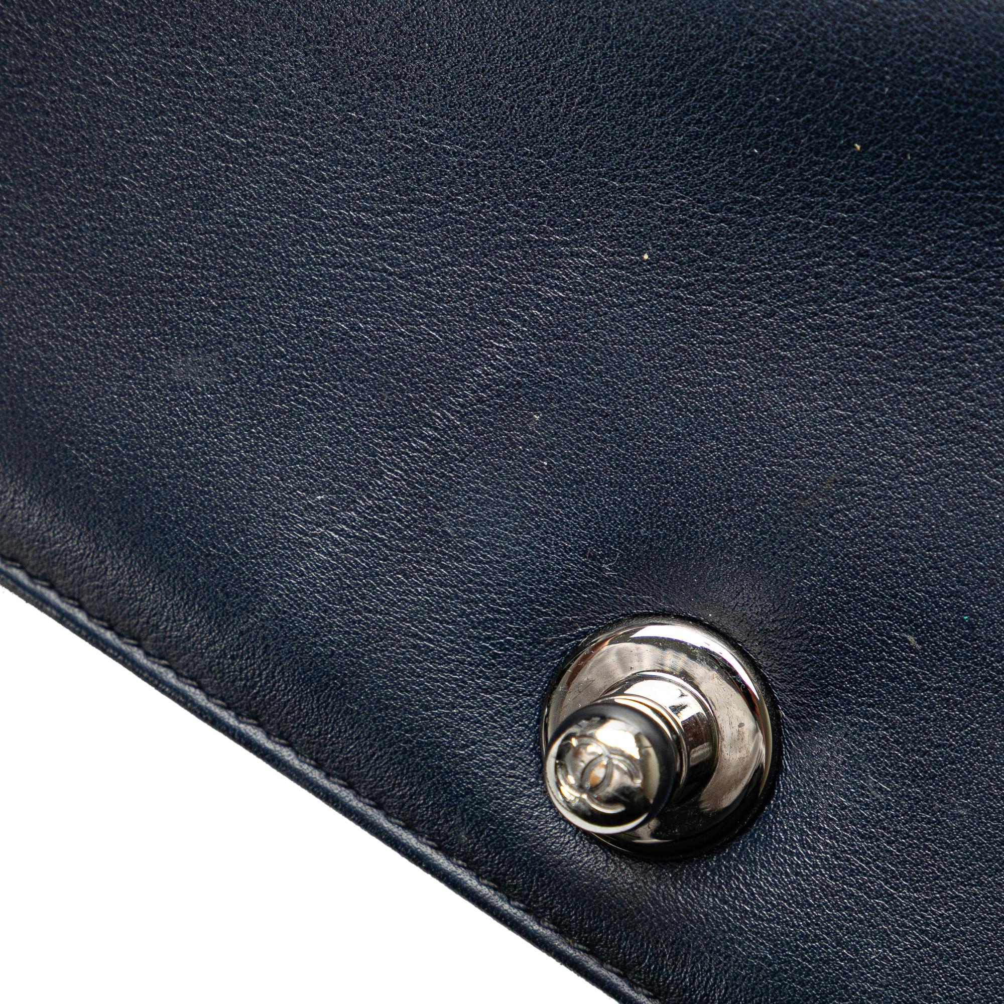 Chanel Old Medium Chevron and Diamond Quilted Lambskin Boy Flap