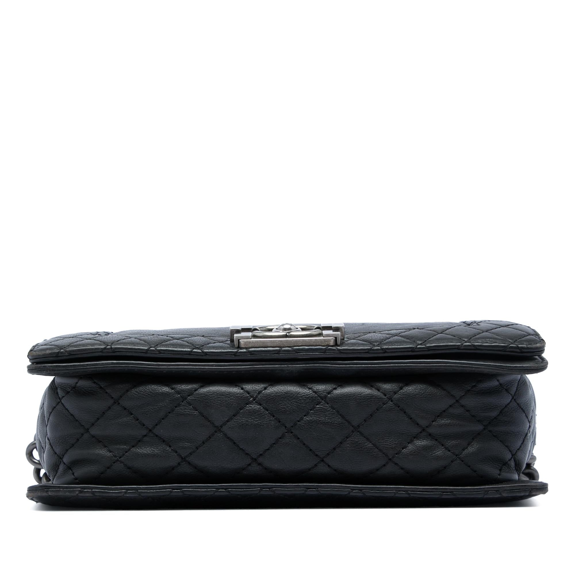 Chanel Old Medium Lambskin Boy Reverso Flap