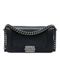Chanel Old Medium Lambskin Boy Reverso Flap