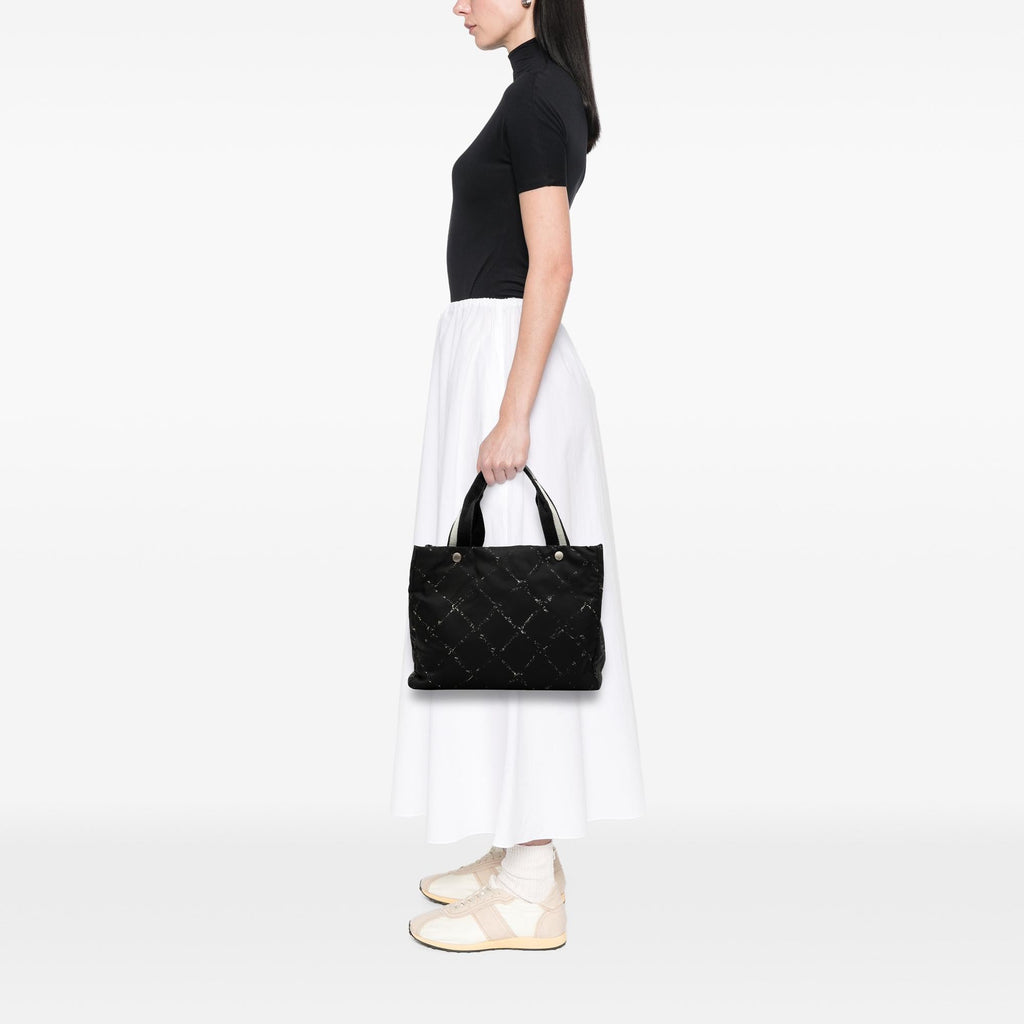 Chanel Old Travel Line Nylon Tote