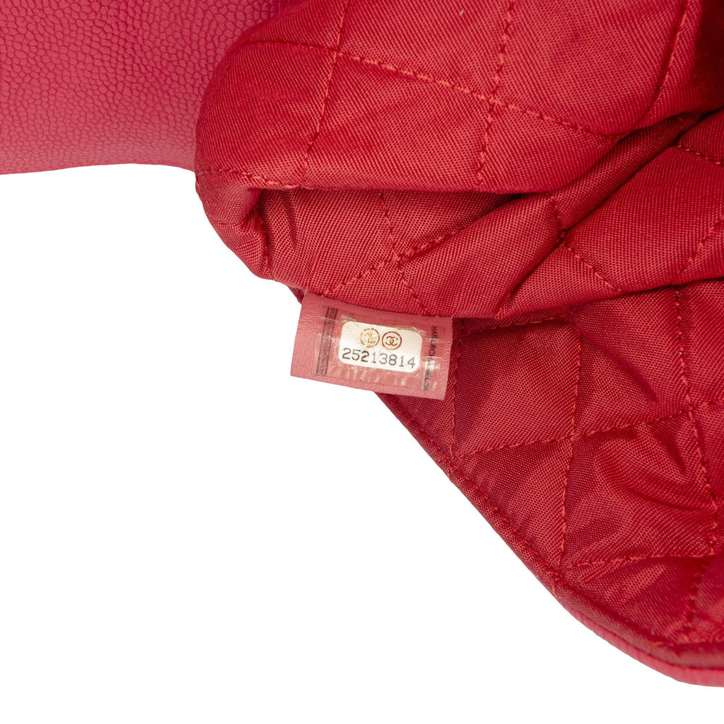Chanel Paris Cuba Quilted Caviar Thread Around Envelope Clutch