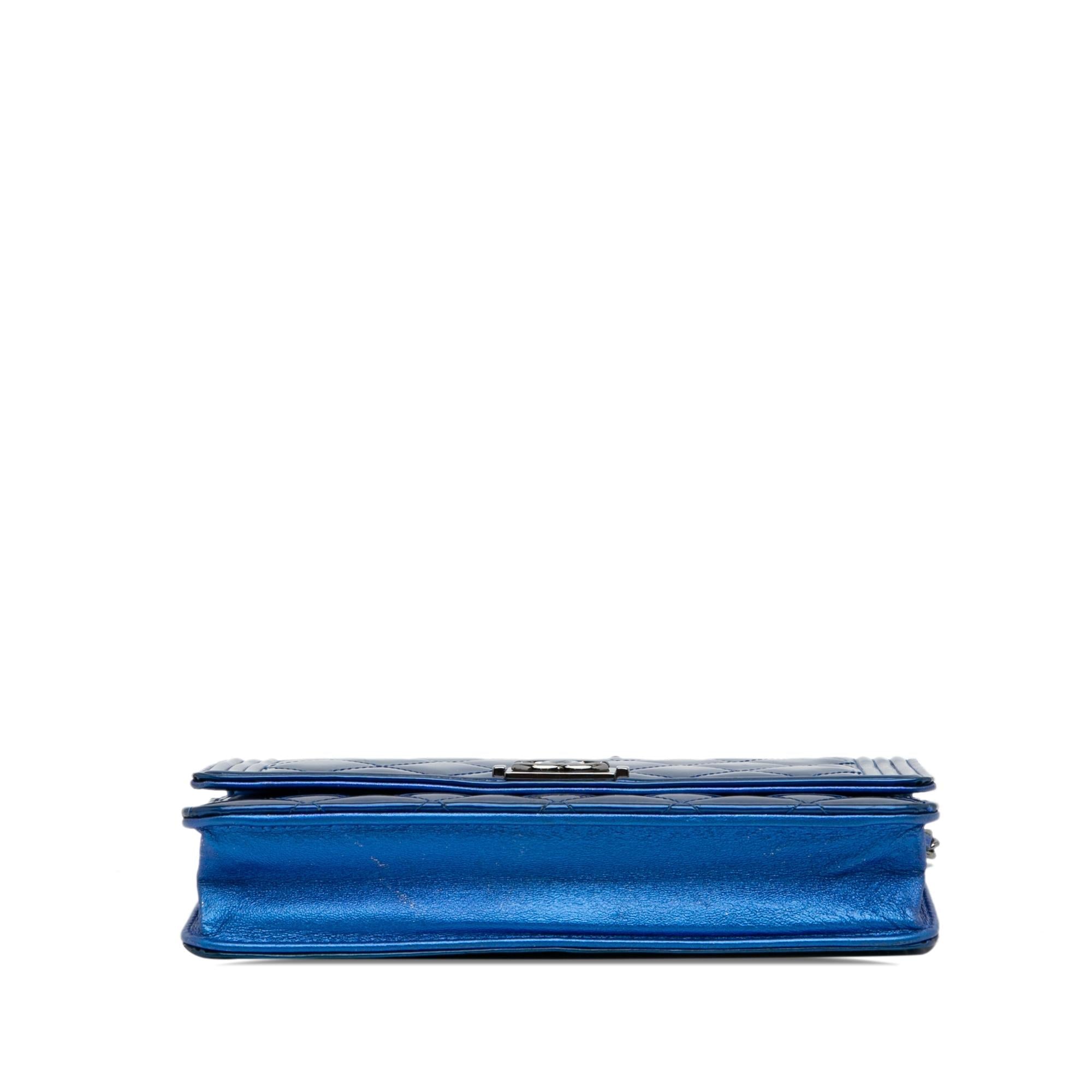 Chanel Patent Boy Wallet on Chain (SHG-0Lw1R6)