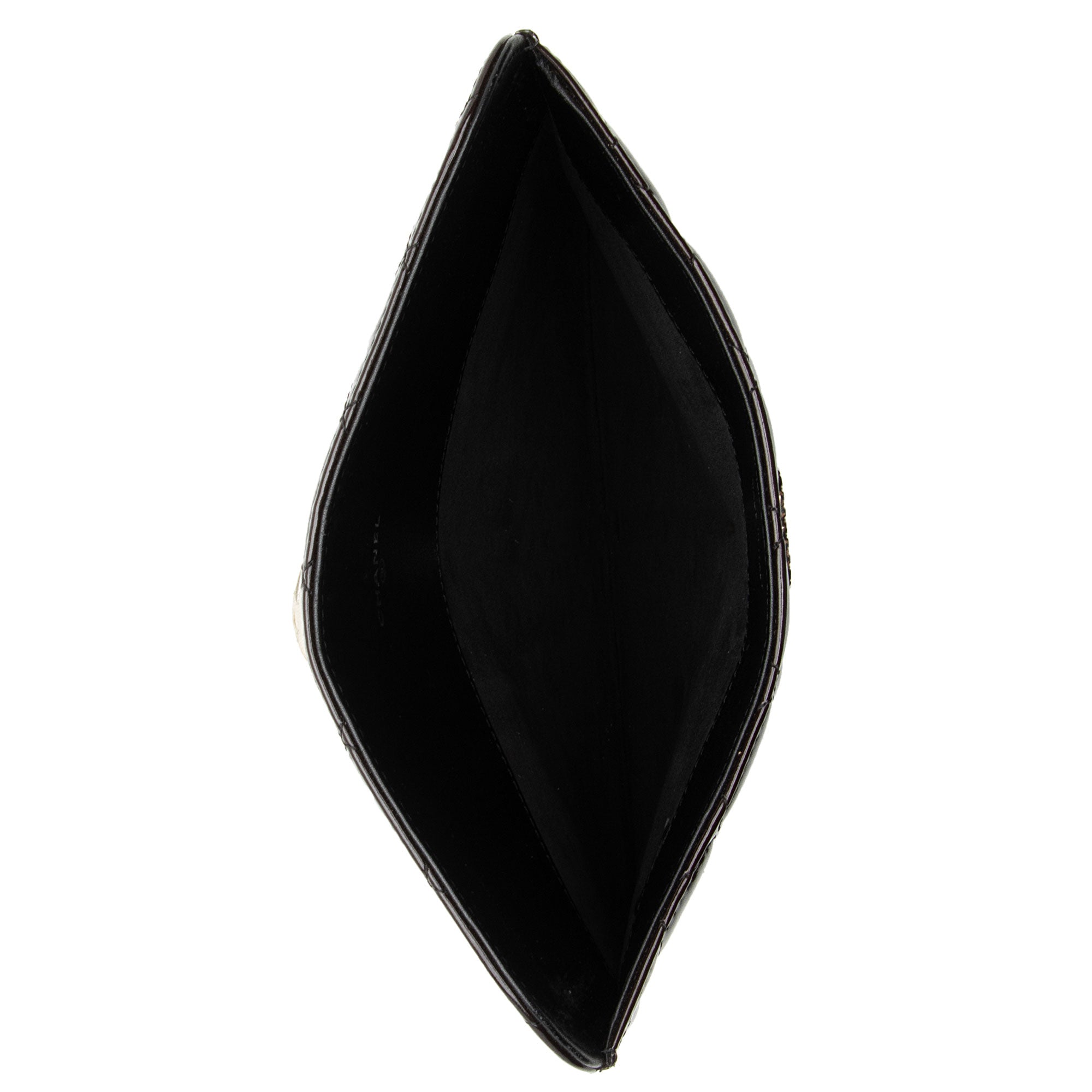 Chanel Patent Leather CC Brilliant iPad Case (SHF-NuaWXc)
