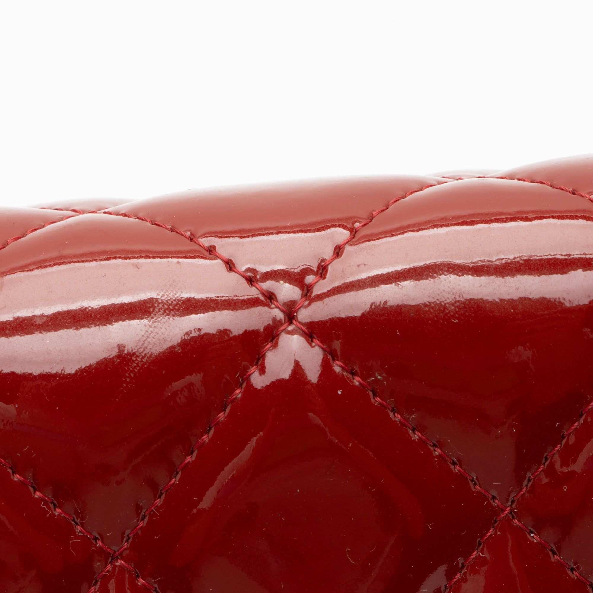 Chanel Patent Leather Classic Jumbo Double Flap Bag (SHF-Sit8OS)