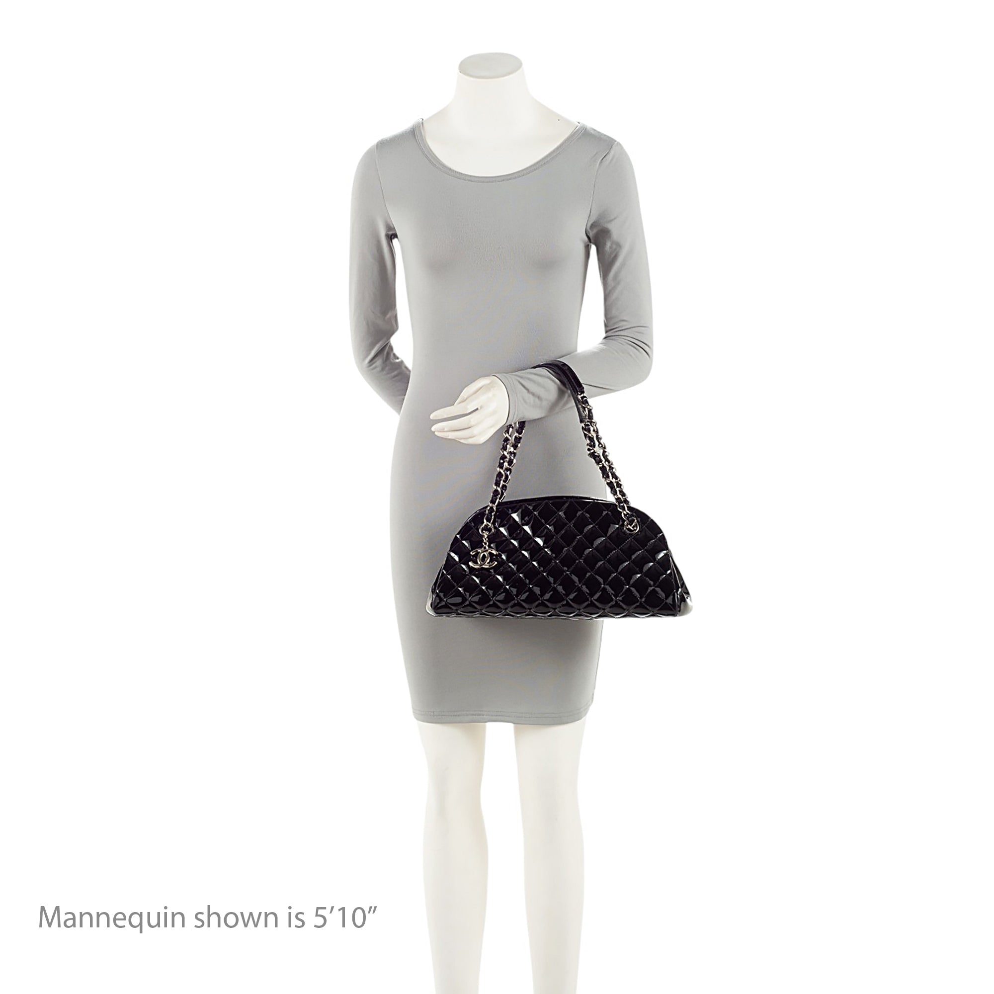 Chanel Patent Leather Just Mademoiselle Bowler Bag (SHF-xTHbdI)