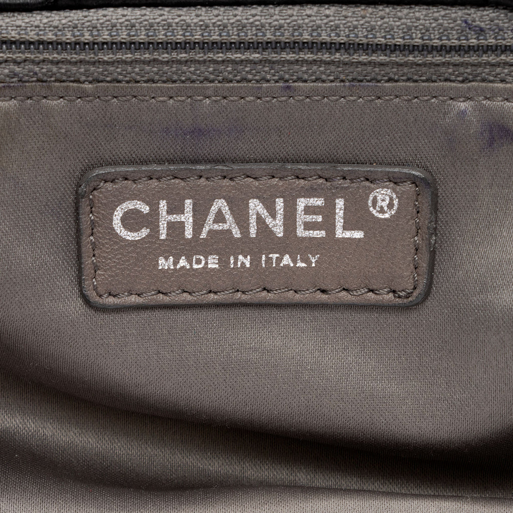 Chanel Patent Leather Lambskin Brooklyn Ligne CC Accordion Flap Bag (SHF-eIVXhx)