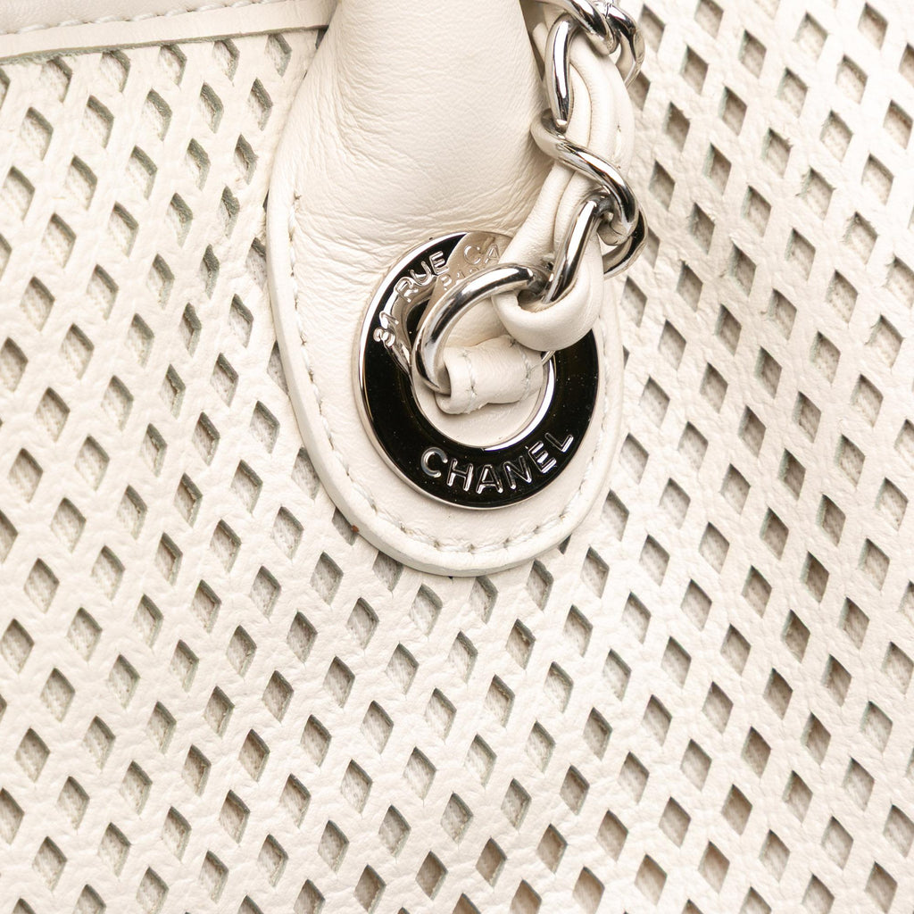 Chanel Perforated Calfskin Up In The Air Satchel