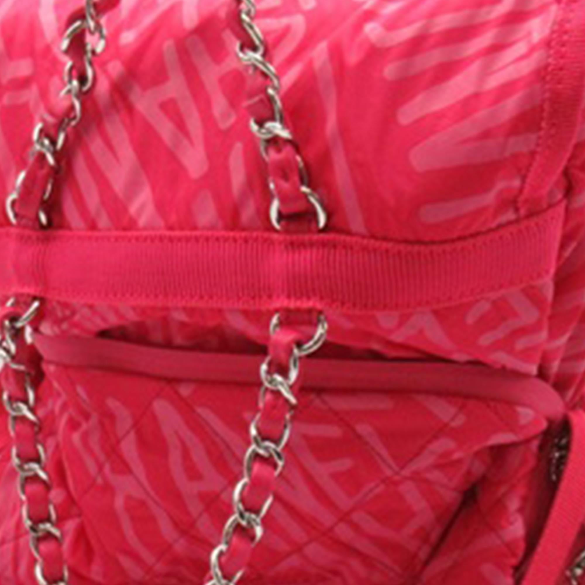 Chanel Printed Nylon Coco Neige Convertible Backpack (SHG-P2b20T)