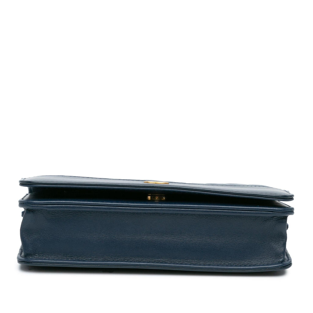Chanel Quilted Aged Calfskin Gabrielle Wallet On Chain