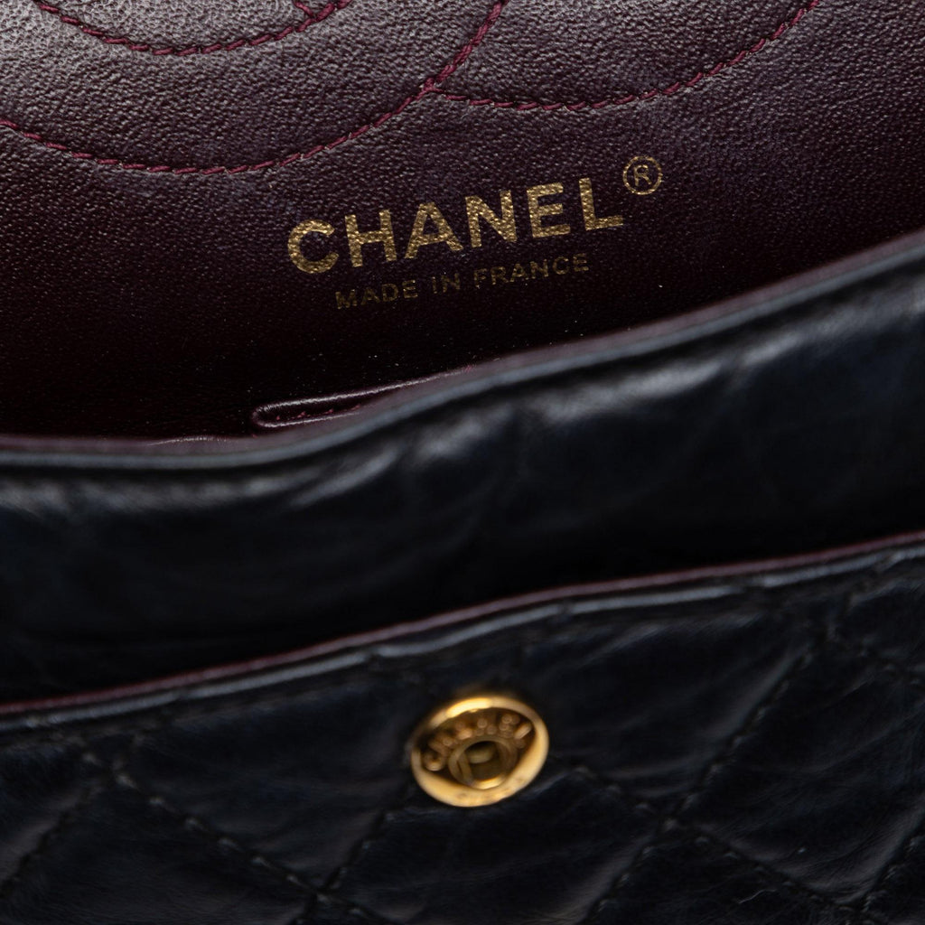 Chanel Quilted Aged Calfskin Reissue 2.55 Double Flap 225