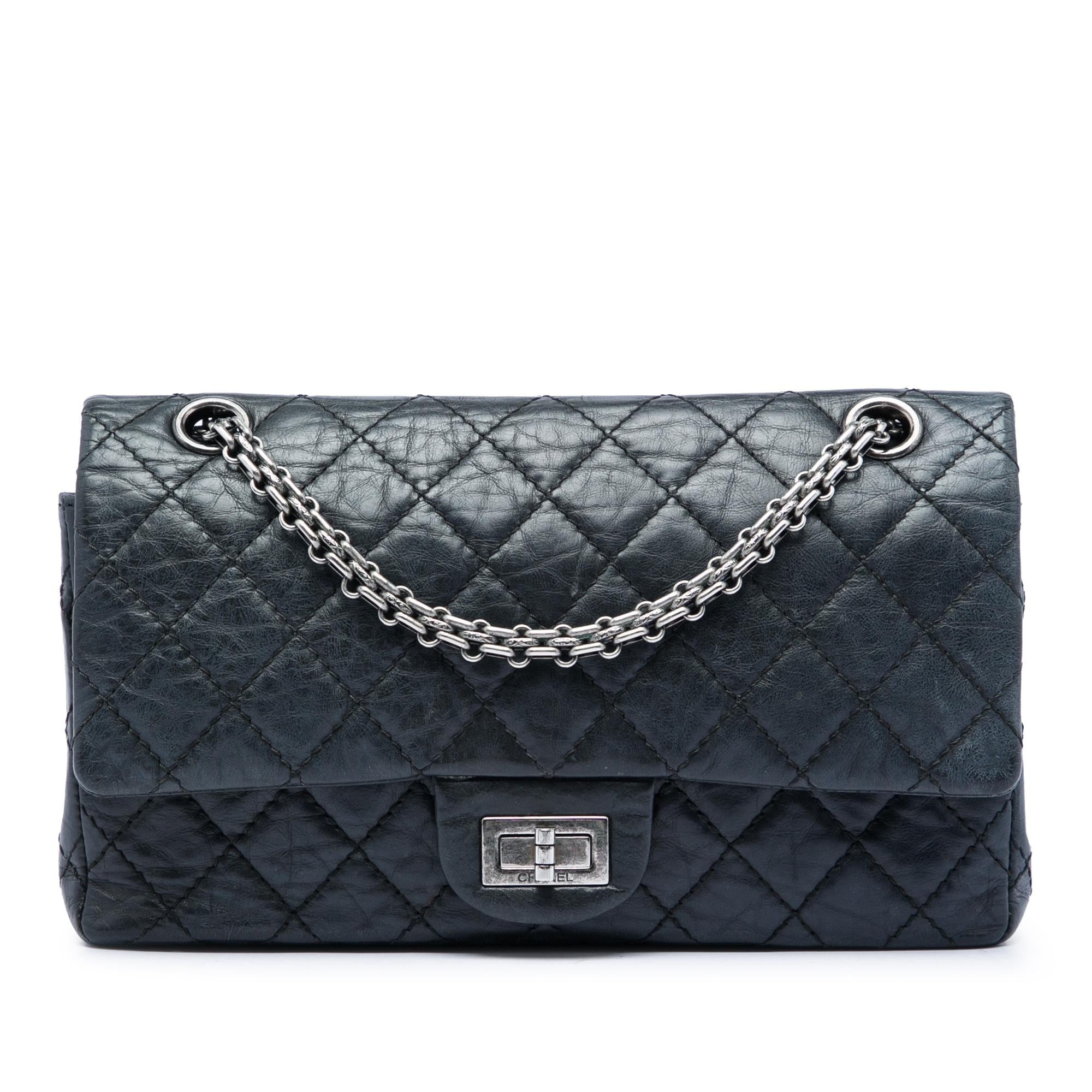 Chanel Quilted Aged Calfskin Reissue 2.55 Double Flap 225