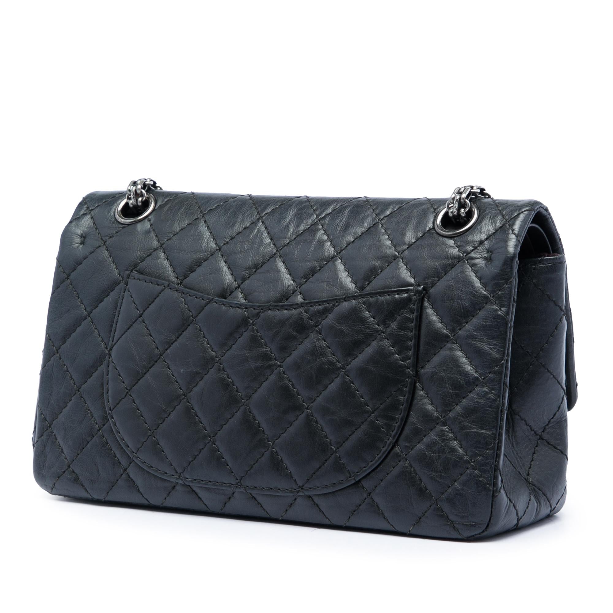Chanel Quilted Aged Calfskin Reissue 2.55 Double Flap 225