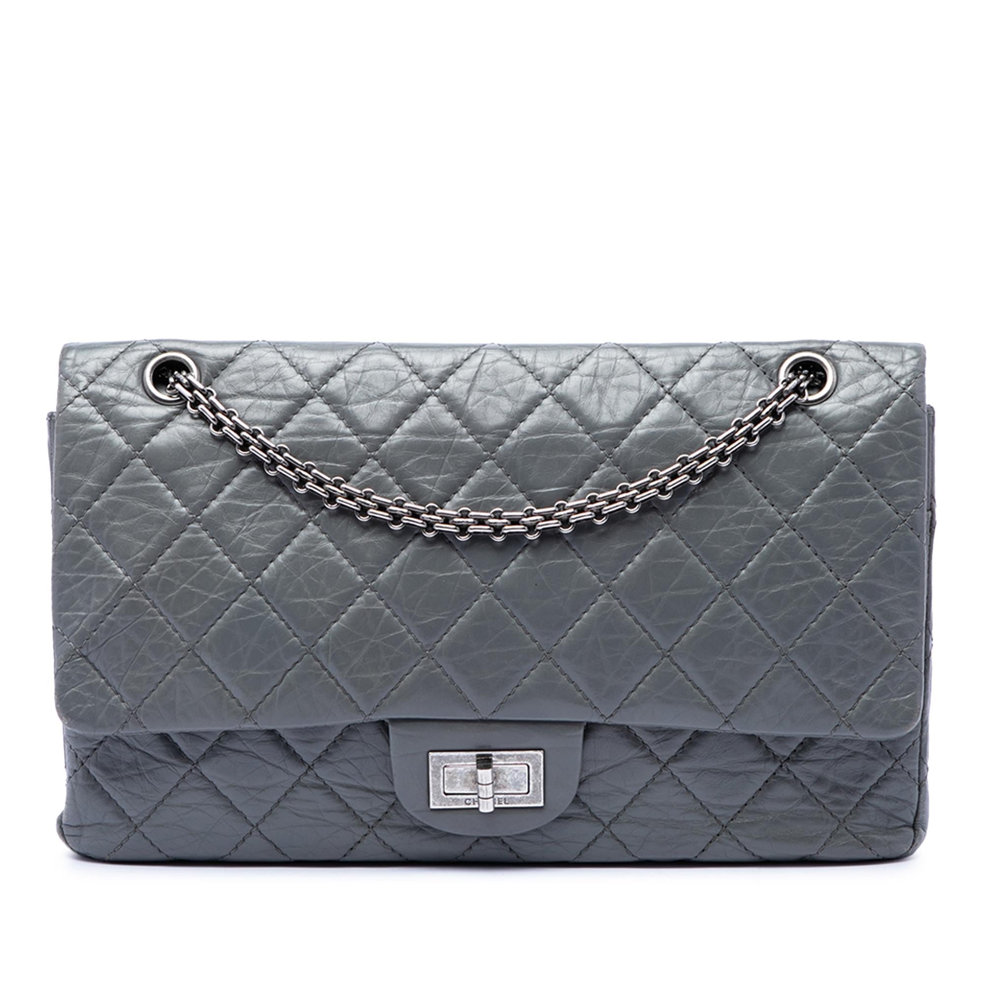 Chanel Quilted Aged Calfskin Reissue 2.55 Double Flap 227