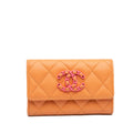 Chanel Quilted Caviar 19 Flap Card Holder