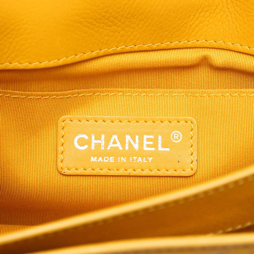 Chanel Quilted Caviar CC Box Flap
