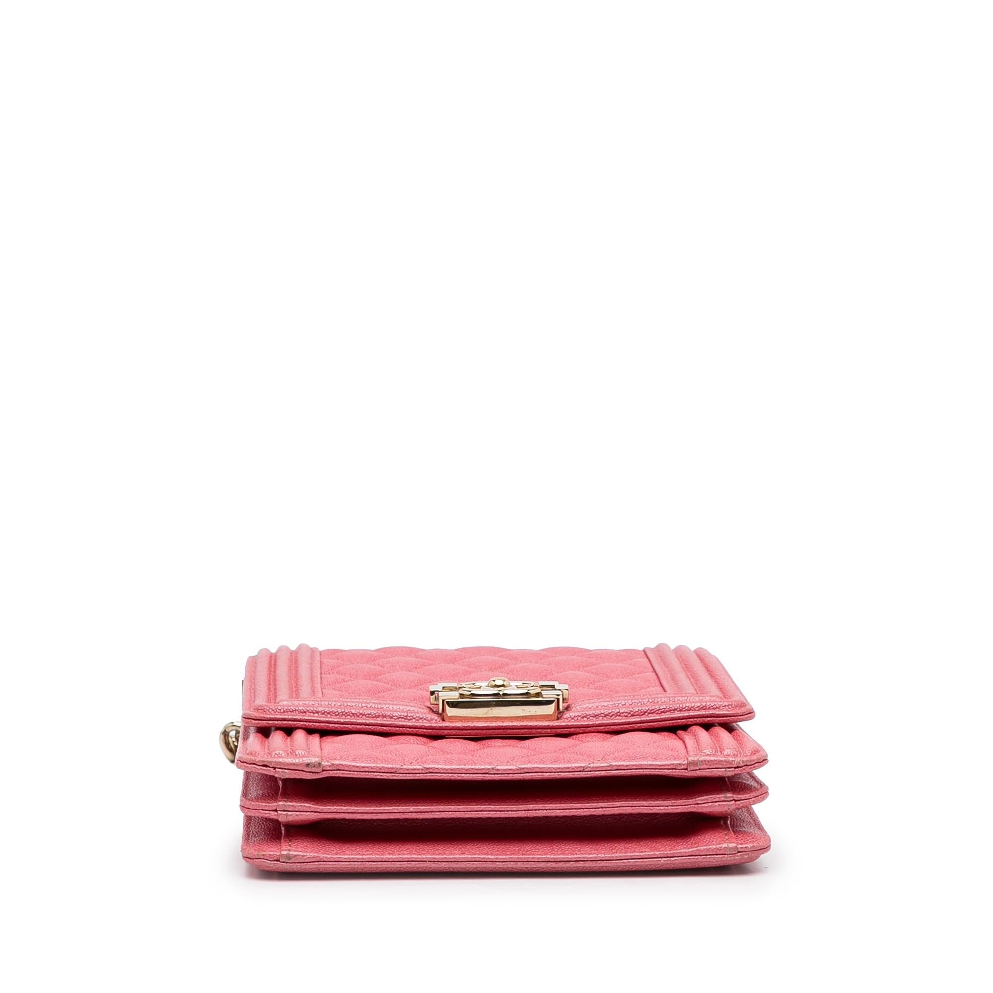 Chanel Quilted Caviar North South Boy Flap