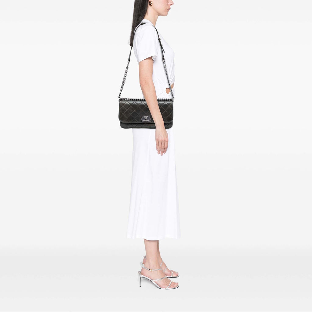 Chanel Quilted Lambskin Boy Accordion Flap