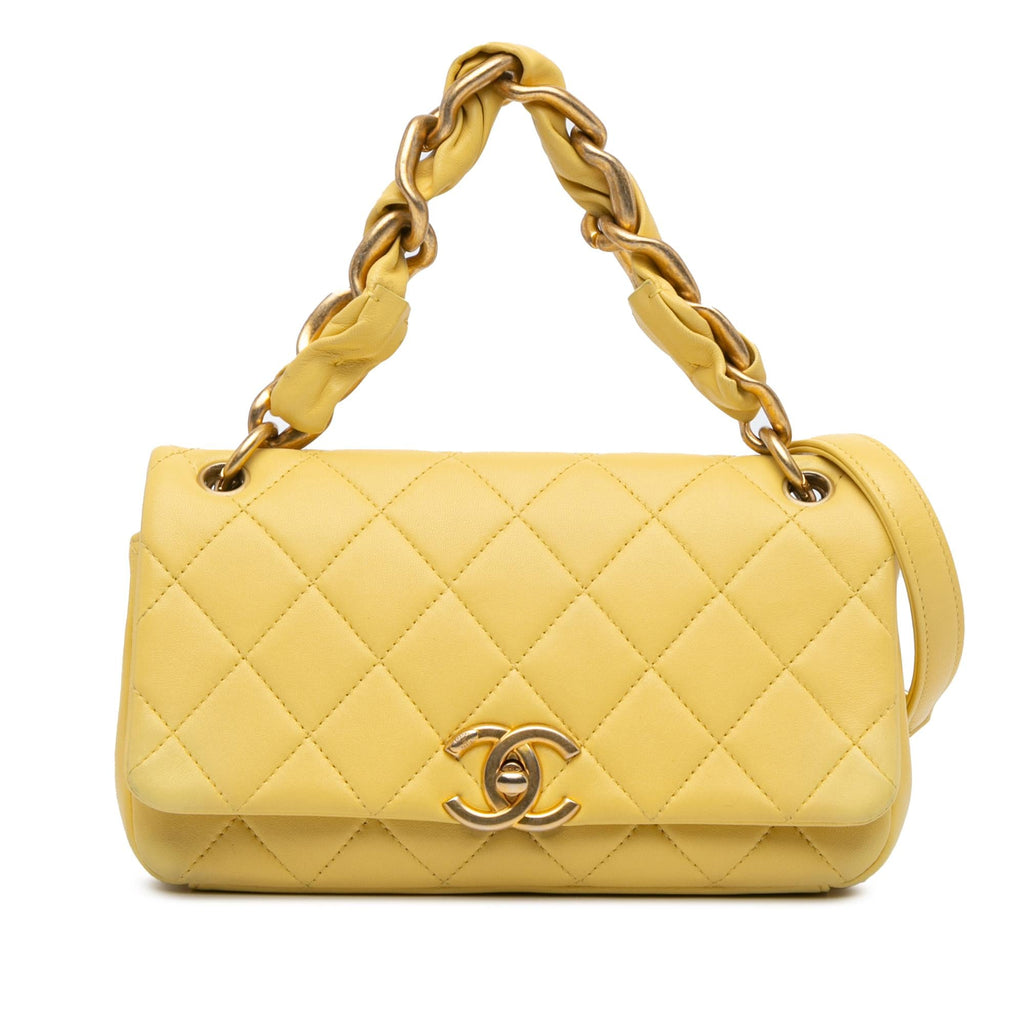 Chanel Quilted Lambskin Chain Is More Flap