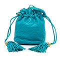 Chanel Quilted Lambskin Drawstring Tassel Bucket Bag