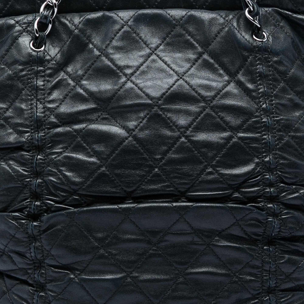 Chanel Quilted Lambskin North South Sharpei Shopping Tote