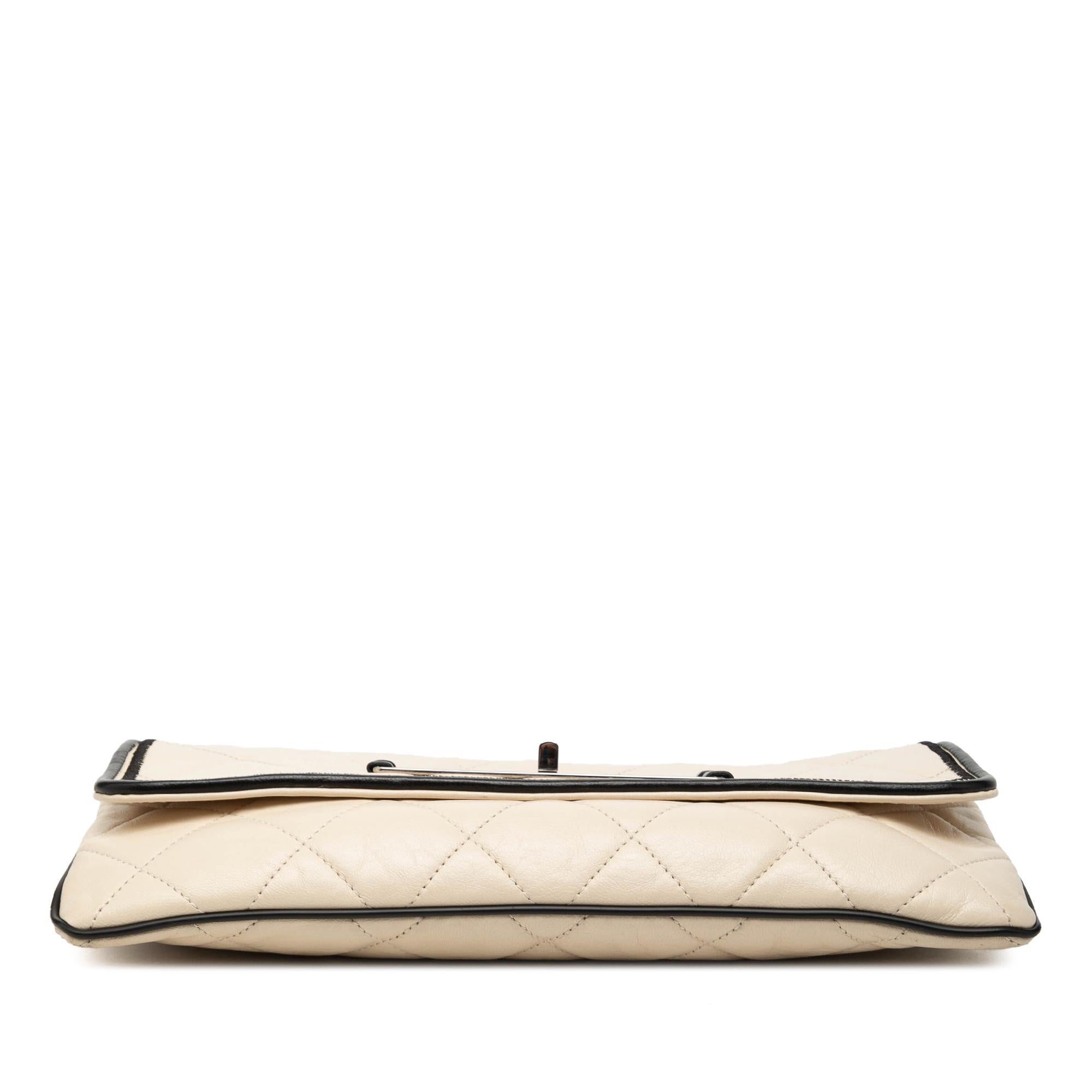 Chanel Quilted Lambskin Reissue East West Flap
