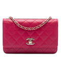 Chanel Quilted Lambskin Trendy CC Wallet On Chain
