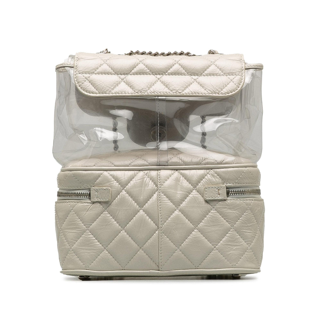 Chanel Quilted Lambskin and PVC Aquarium Backpack