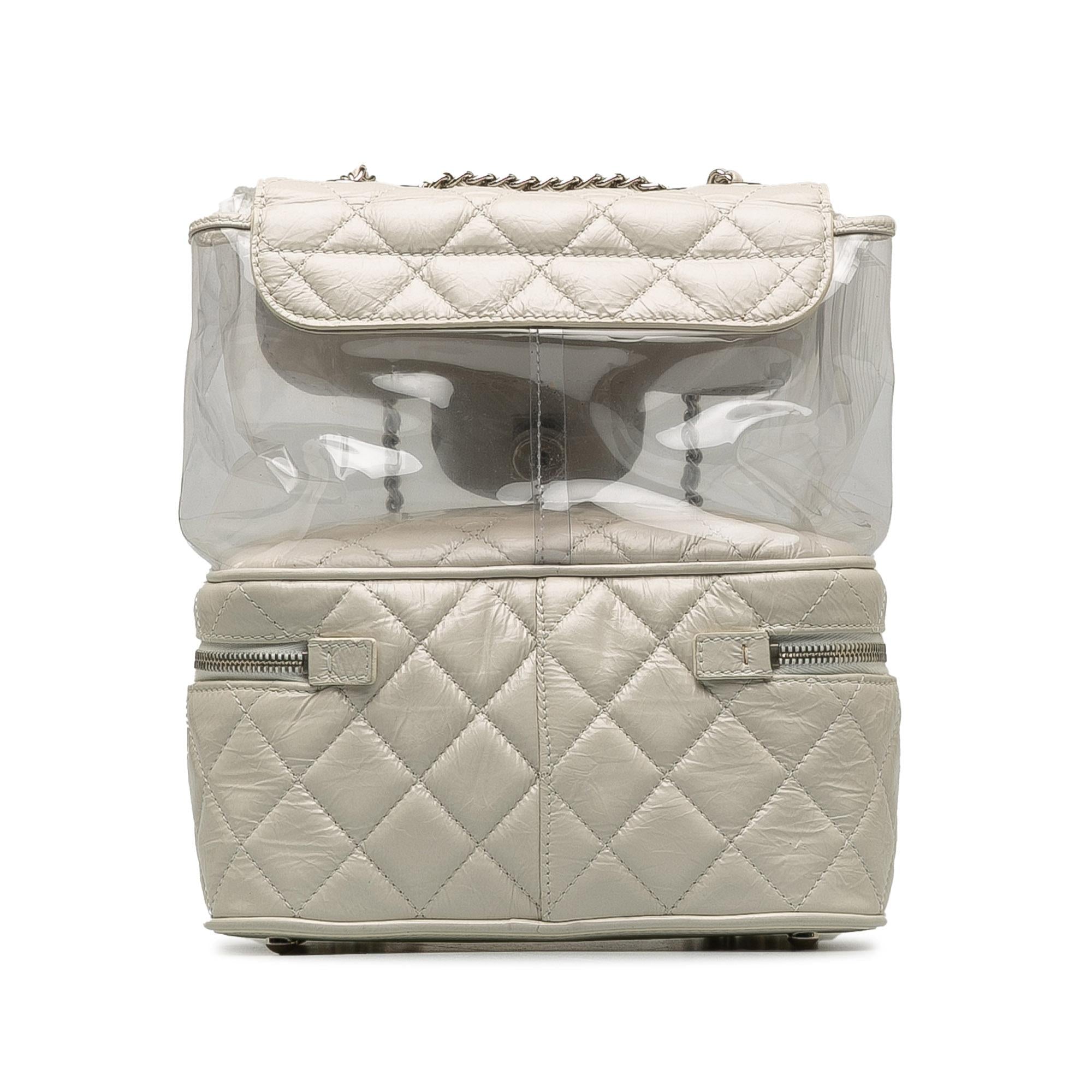 Chanel Quilted Lambskin and PVC Aquarium Backpack