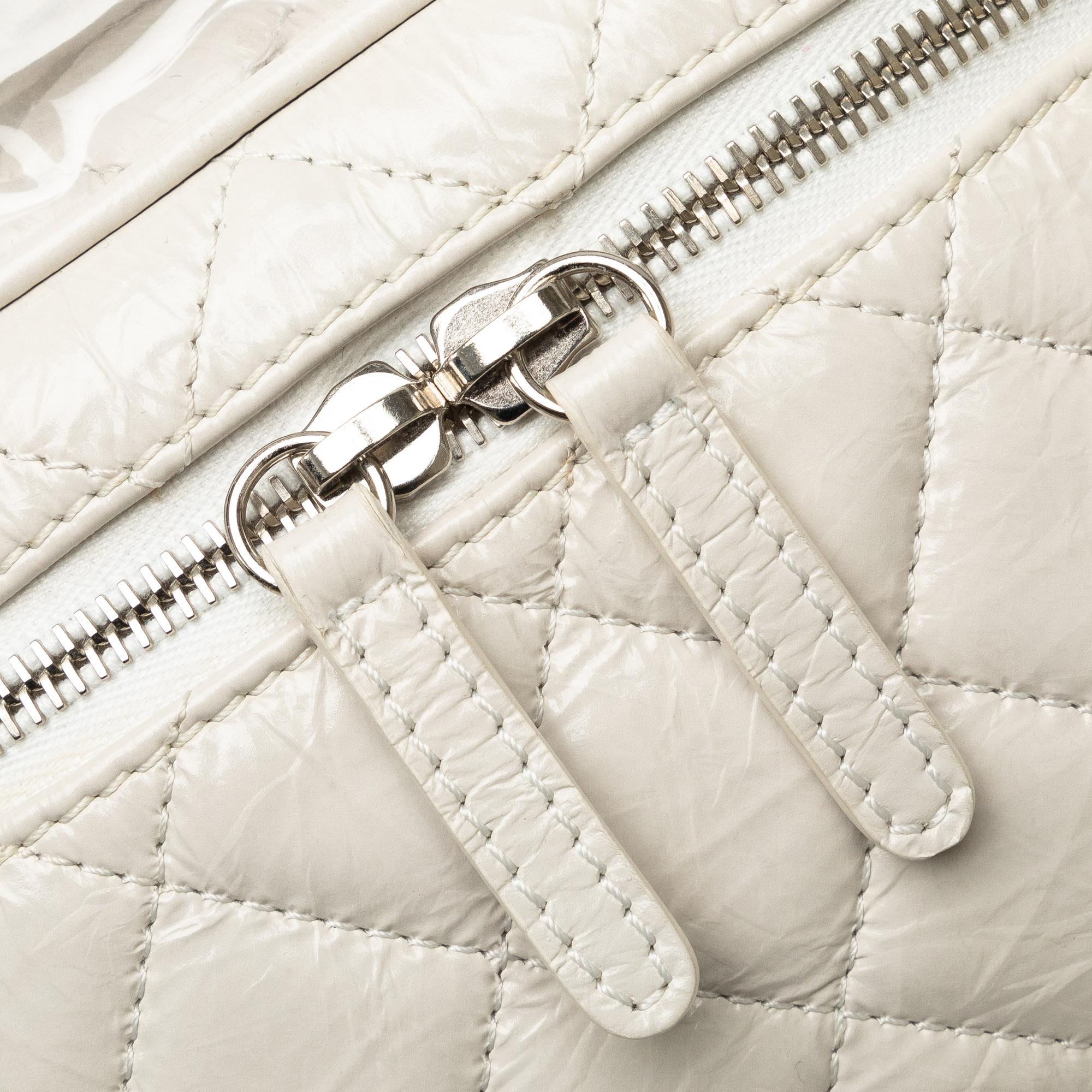 Chanel Quilted Lambskin and PVC Aquarium Backpack