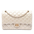 Chanel Quilted Metallic Aged Calfskin Reissue 2.55 Double Flap 226
