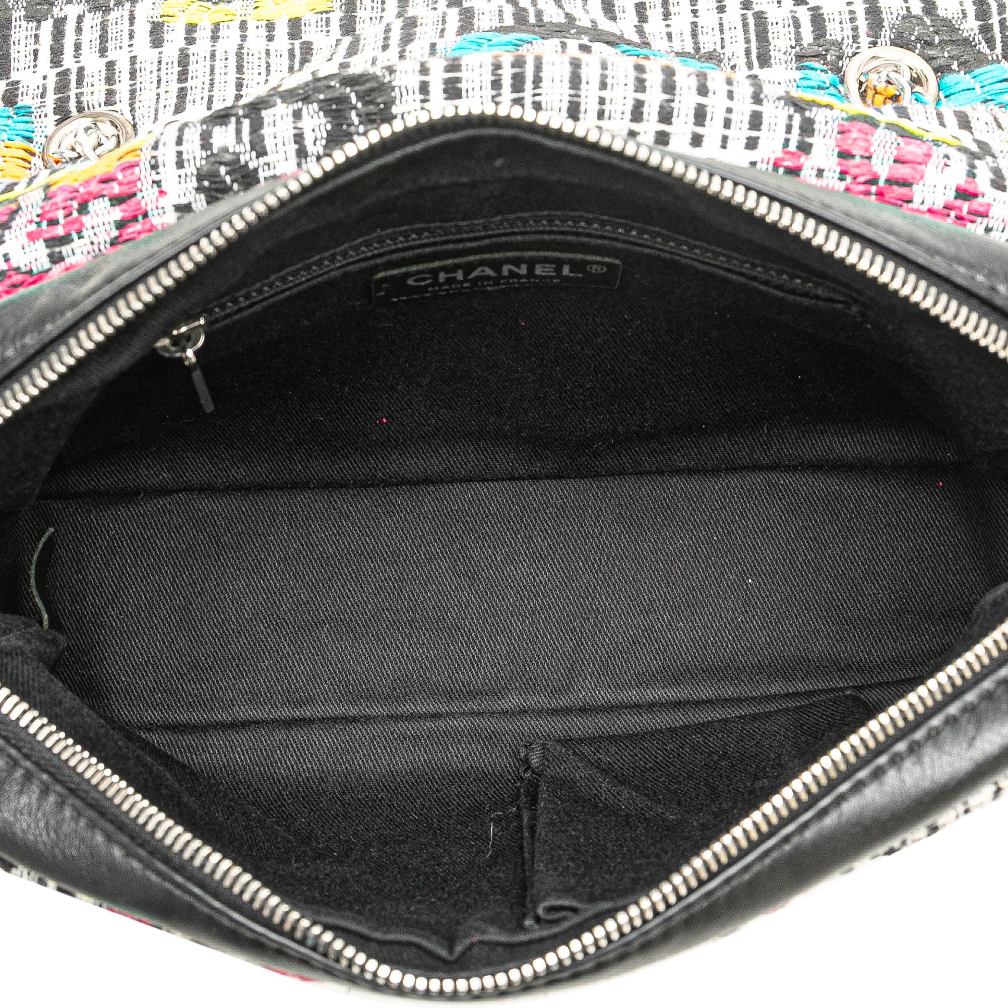Chanel Quilted Tweed Fantasy Easy Flap