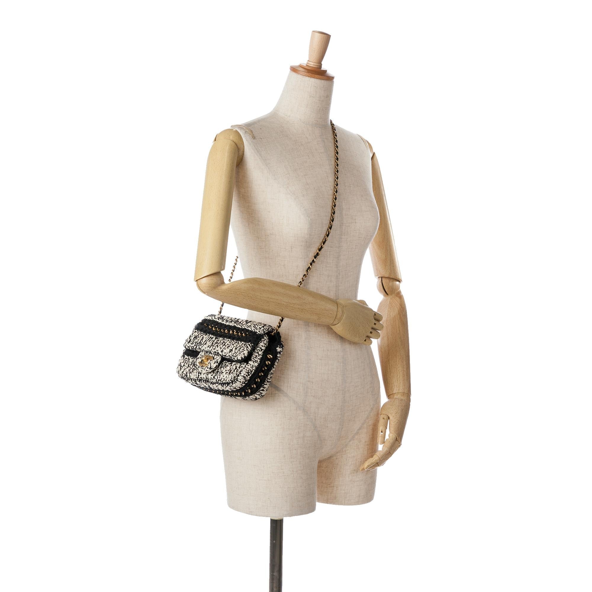 Chanel Raffia Braided with Love Flap