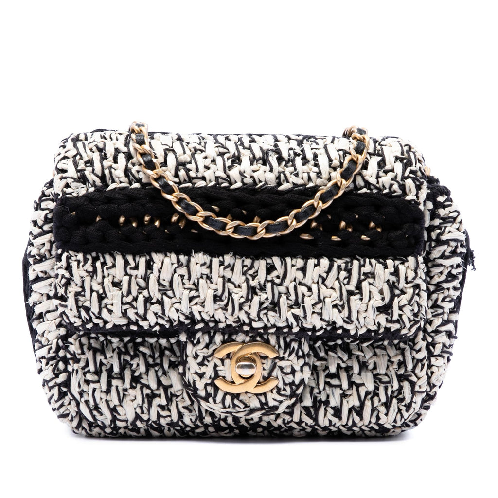 Chanel Raffia Braided with Love Flap