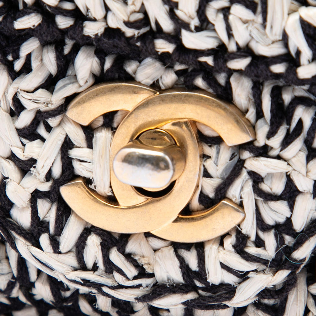 Chanel Raffia Braided with Love Flap