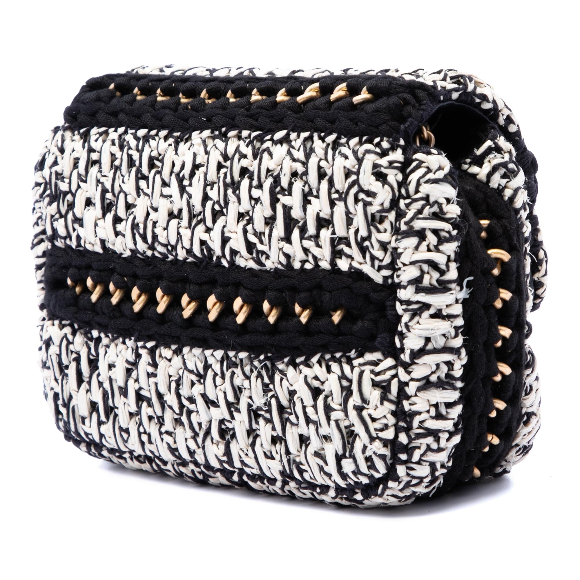 Chanel Raffia Braided with Love Flap
