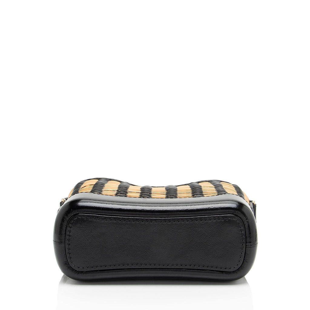 Chanel Rattan Calfskin Gabrielle Small Hobo